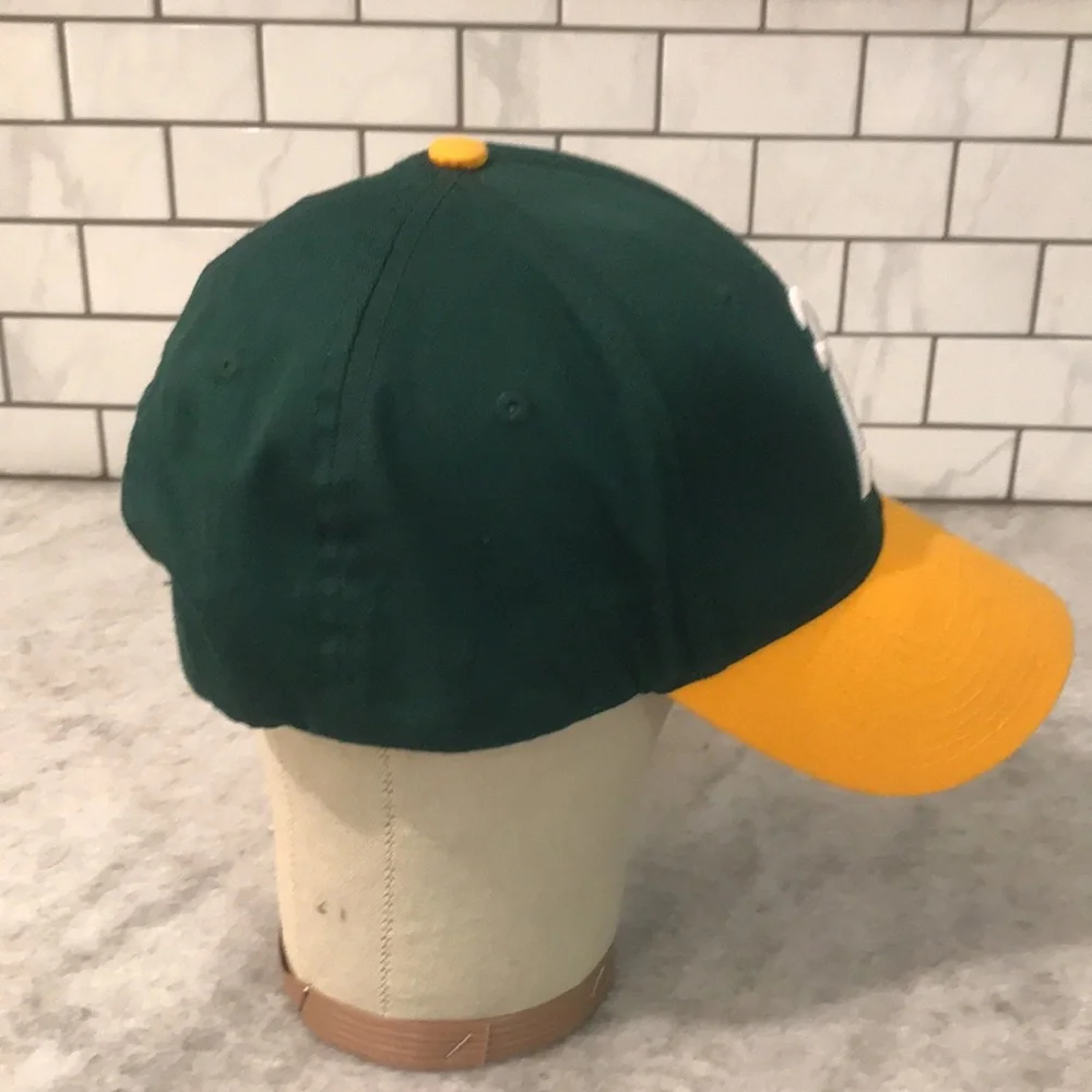 Oakland As Snapback Hat Mens Green Gold Outdoor Cap MLB Baseball Sports Athletic - Picture 4 of 7